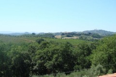 Toskana Ferienhaus Alessandra - Ausblick Wohnbereich