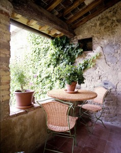 Toskana Ferienhäuser - Ferienhaus Niccolini - Loggia