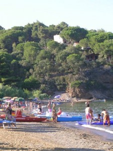 Strand nahe Ferienhaus Serefina