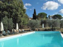 Ferienwohnung Weingut Toscana | Villa und Poolbereich